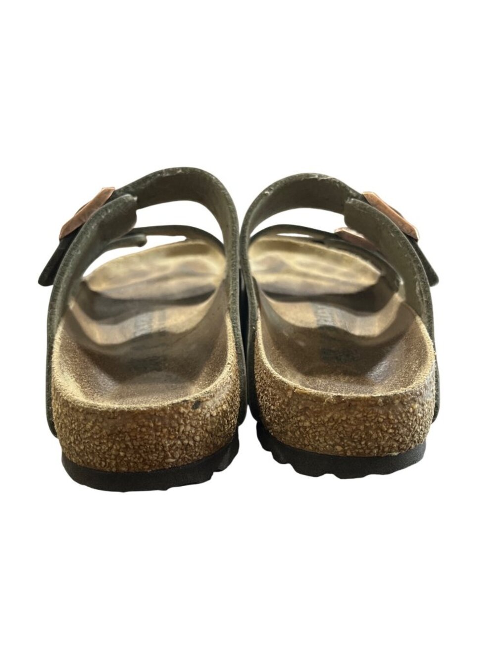 Birkenstock Womens Size 37 US 6-6.5 Arizona Taupe Suede Leather Sandals - Picture 6 of 11